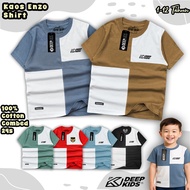 KATUN DEEPKIDS Boys' T-Shirts Made of 100% Cotton 24S - Enzo Shirt Ages 1 2 3 4 5 6 7 8 9 10 11 12 Y