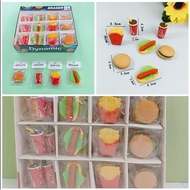 48pcs x Hamburger Meals Eraser
