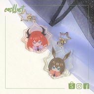Surtr & Amiya Arknights A9 keychain/keychain 6cm (with sticker of the same model)