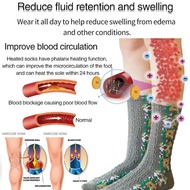 [Premium Quality]【5 Pairs】Varicose Veins Edema Care Socks /Summer Mid Calf Floral Women's Socks