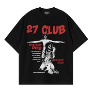 Rollingstout T-shirt - 27 club everybody Die Black Tees