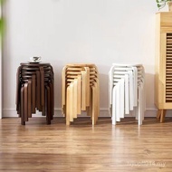 Put Wood Stacking Stool Dining Table Living Room Household Small Solid Wood Can Hold High Storage St