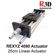Rexyz Linear Actuator 4080 C Beam Aluminum Profile Bundle KIT NoMotor