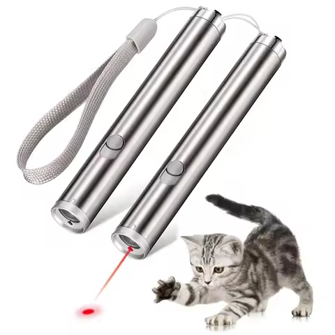Laser Pointer for Cats Dog Chaser Toys 2 in 1 Multi Function Laser Pointer Pen Exercise Training Too
