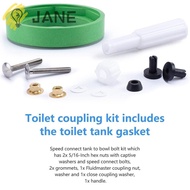 JANE Toilet Tank Flush Valve, Repairing Durable Toilet Coupling Kit, Spare Parts Universal AS738756-0070A Toilet Seal Gasket for AS738756-0070A