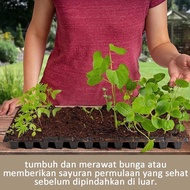 Cod Available 50/ 100 Pcs Seedling Tray Seedling Tools Hydroponic Pot Potray 0.70Mm Thickness Seedli