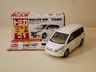 【米舖TOY】 8成新 TAKARA TOMY TOMICA #21 Honda Stepwgn RG1 白色 新車貼 車仔
