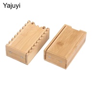 [Yajuyi] SiaBiced Bamboo Dice Foldable Wood Die Roller Castle Dice Tray for Board Game RPG Players