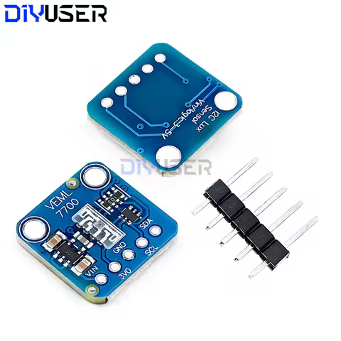 Digital Ambient Light Sensor VEML7700 120k Lux, I2C IIC 3.3V 5V, Low Power for Arduino IoT Projects