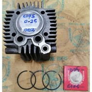 Honda 50cc C100/C102/C105/C110 Cylinder (Ori Motor)(Used) + Piston + Ring Set (New)(Original Honda)(