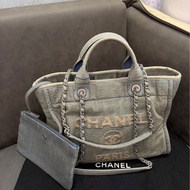 Chanel香奈兒 23ss 牛仔沙灘包 中號