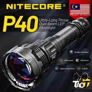 NITECORE P40 - 3171 Yards Ultra Long Throwing Rechargeable LEP Flashlight - ORIGINAL - Ready Stock i