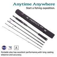TSURINOYA PROFLEX S805M 2.4m  5 Sections Fishing Rod Sea Bass MF Action M Spinning Long Casting Lure