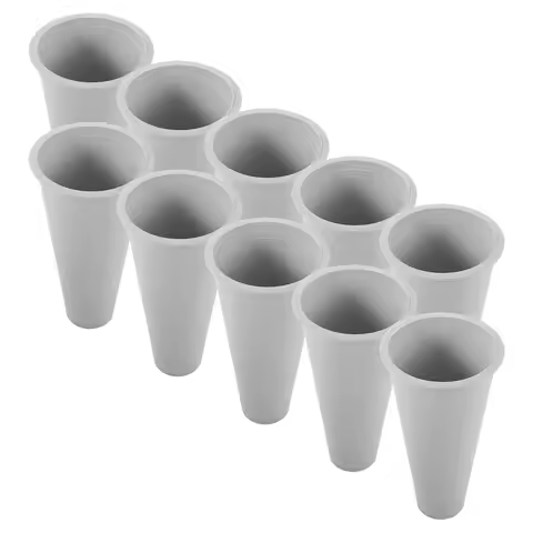 10pcs Plastic Cemetery Flower Vase Memorial Grave Flower Holder Church Graveside Floral Arrangement 