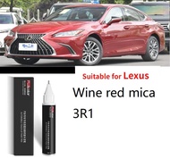 Effective Paint pen for car Suitable For Lexus ES RX LF-NX GX LX NX Wine Red Mica 3R1 Scratch Remover Scratch Touch Up Paint Pen Red Mica 3R1 Paint Spary