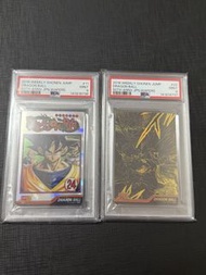 實價不議 PSA 9 連號 jump 50 週年 威化餅卡 龍珠 父子波 餅貼 萬代（Bandai）於 2018 年推出的《週刊少年Jump》50週年紀念威化餅乾（Weekly Shōnen Jump