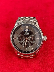 ORIS BIG CROWN SUN MOON Automatic 17 Jeweles ตัวเรือนสแตนเลส นาฬิกาผู้ชาย มือสองของแท้