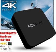 MXQ Pro4K OTT IPTV Network TV Box 4K Ultra HD Android 7.1 Quad Core Internet Streamer Media Player