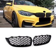 Car Front Bumper Grilles Diamond Kidney Grill Accessories For BMW F32 F33 F36 F80 F82