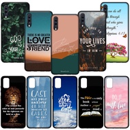 Huawei Nova 3i 3 5t 2i 2 Lite Nova3I Nova5T Nova2i Silicone Phone Case E-CB128 Jesus Christ Bible Verse Christian Soft Casing Cover Black TPU Coque