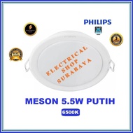 PUTIH Philips DOWNLIGHT LED MESON 5.5W 5.5 5watt 090 6500K White 59201 (3 Year Warranty)
