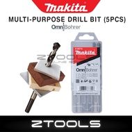 (5pcs) Makita Multi-Purpose Drill Bit Set | Concrete Wood Metal Brick Masonry | Omnibohrer Twist Dril Material D-36712