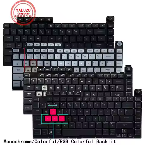 US English NEW Laptop Keyboard For ASUS ROG Strix Scar III/IIII S5D G531 G531GT G532 G532GT GL531 G5