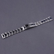 For Seiko turtle rolex 20mm 22mm strap SPB SKX007 Silver Steel WatchBand Bracelet