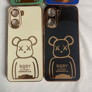 Vivo Y16 BE@RBRICK Gold Plated Case – Luxury & Personality