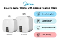 Midea 15L/30L Storage Electric Water Heater with Xpress Heating Mode (D15-25VI/D30-25VI)