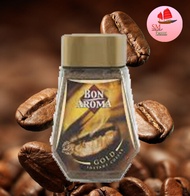 Coffee Bon Aroma บอน อะโรม่า อโรม่า กาแฟสำเร็จรูป กาแฟพร้อมดิ่ม  กาแฟ โกลด์ 100 กรัม