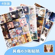7th Time Loop Villainess Anime Stickers, Romance Series DIY Notebook Decor