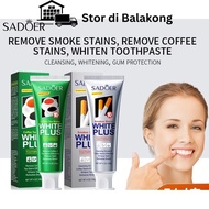 G9 Stor Sadoer White Plus Ubat Gigi Pemutih 100g