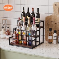 Coffee Syrup Rack 3-Storey Storage Rack Wine Rack Wine Rack Kitchen Seasoning