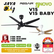 REGAIR INOVO [V15] 54" Kipas Siling Ceiling Fan 5 Abs Blades With Remote Control V15