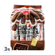 北田 蒟蒻糙米捲 巧克力  160g  3袋