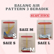 BALANG AIR PATTERN COMBO SEGI S, M, L  BALANG AIR PATTERN SEGI CAP BUMI GAJAH