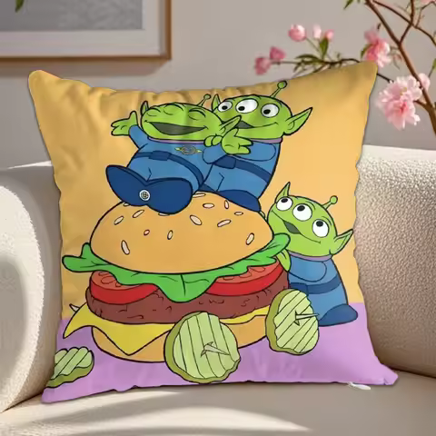Kawaii B-Buzz Lightyear Pillowcase Cushion Cover 45x45 Ornamental Pillows Christmas Decoration 2026 