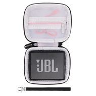 LTGEM Hard Travel Carrying Case for JBL GO2 / GO Waterproof Ultra-Portable Bluetooth Speaker, Black+