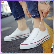 【DING DANG】READY STOCK Korean Style Fashion shoes Men Women Canvas Low top casual student shoes Outd