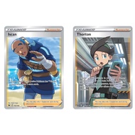 English Pokemon Card Iscan - 192/196 / Thorton - 195/196  - Full Art Ultra Rare Sword & Shield: Lost