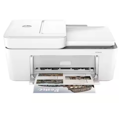 HP Deskjet 4220e Multifunction Color Printer, supports wireless printing from PC, smartphone, and ta