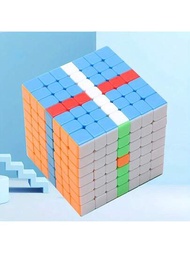 速度魔術方塊6x6/7x7,無貼紙速度方塊,兒童益智玩具,兒童玩具方塊,適用於比賽,指定比賽方塊,適用於兒童禮物