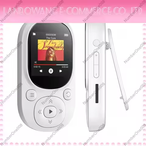 Mini Clip-on Bluetooth MP3 Player Portable Clip Music Player Student Special Mini MP4 Player for Spo