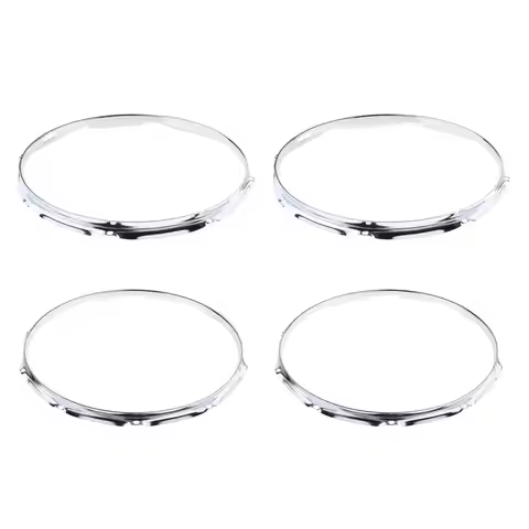 1 Pair 14'' Snare Drum Die-Cast Hoop Die Casting Percussion Instrument
