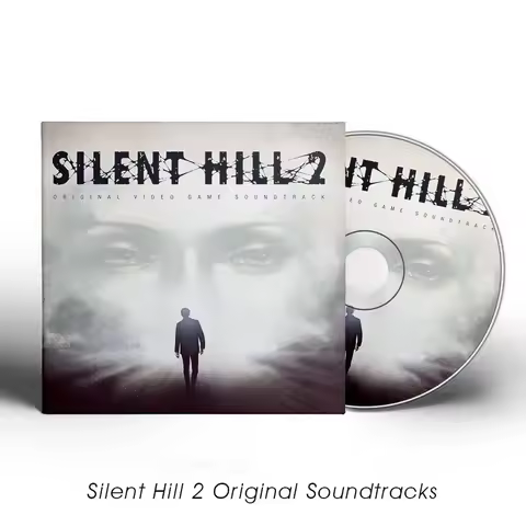 Horror Game Silent Hill 2 Akira Yamaoka Music CD Restless Dreams OST Album Music Record Cosplay Walk