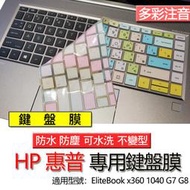 HP 惠普 EliteBook x360 1040 G7 G8 注音 繁體 鍵盤膜 鍵盤套 鍵盤保護膜 鍵盤保護套