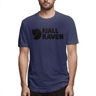 【Korean สไตล์ Tshirt】Fjallraven ขนาดพิเศษที่กำหนดเองผู้ชายกีฬา Mens Cotton เสื้อยืดธรรมดา