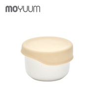 韓國 Moyuum - 韓國 陶瓷點心碗附矽膠蓋-奶油黃