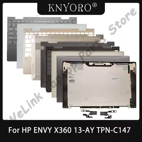New Laptop Case For HP ENVY X360 13-AY TPN-C147 LCD Back Cover Palmrest Bottom Case Hinges Upper Top
